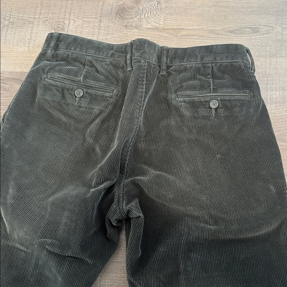 J. Crew Men's Dark Green Corduroy Pants - Picture 7 of 8